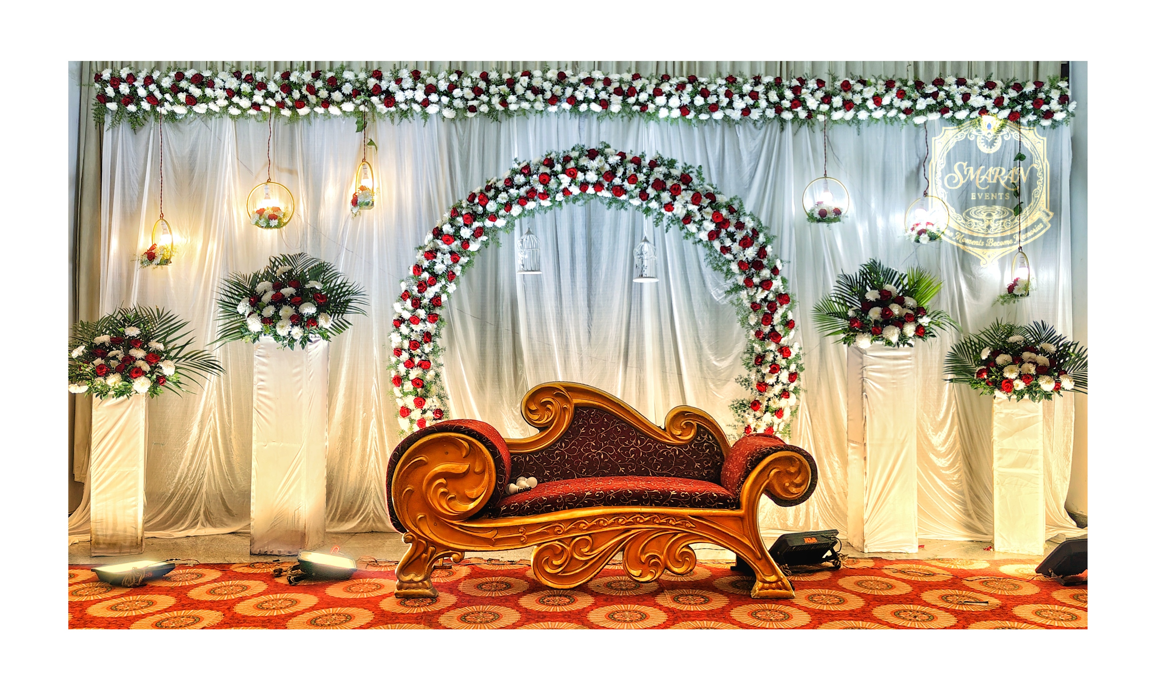 Wedding Stage Floral Decoration Bangalore